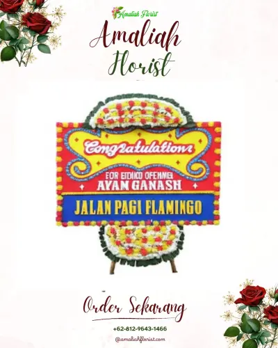 Bunga Papan Congratulation di Lombok